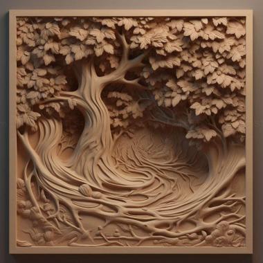 Patterns and decorations stl path 1 3d model